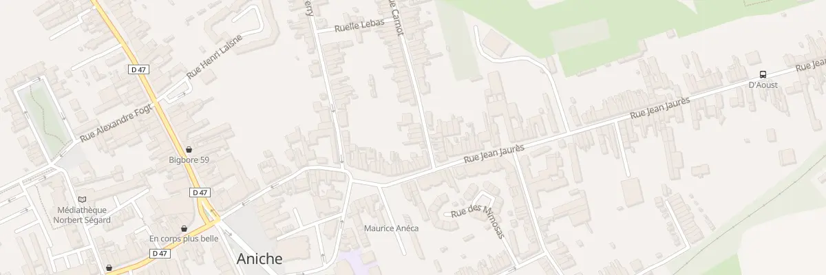 Plan du 7 Rue Carnot à Aniche