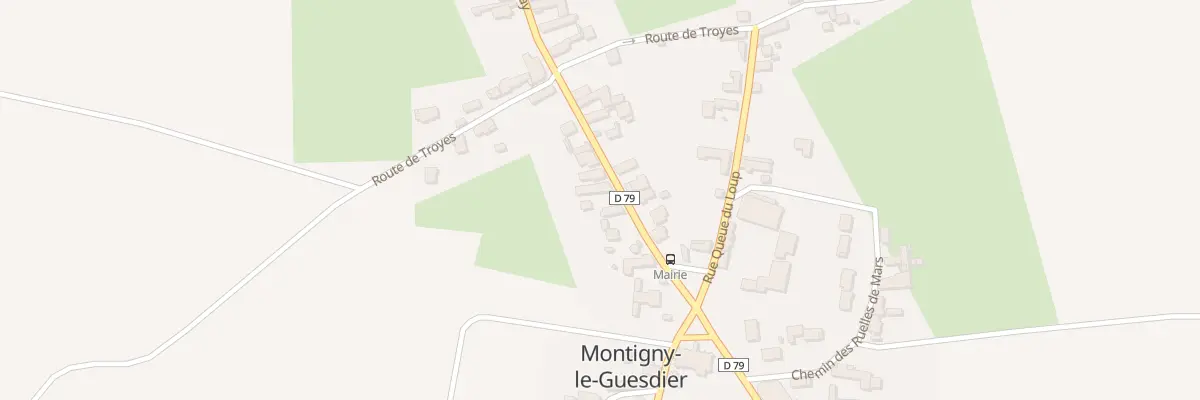 Plan du 9 Rte de Bray à Montigny-le-Guesdier