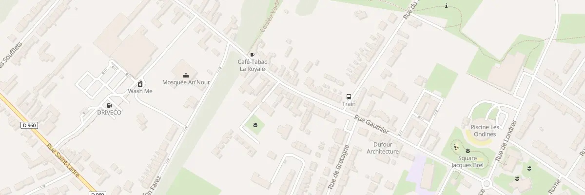 Plan du 138 Rue Gauthier à Cambrai