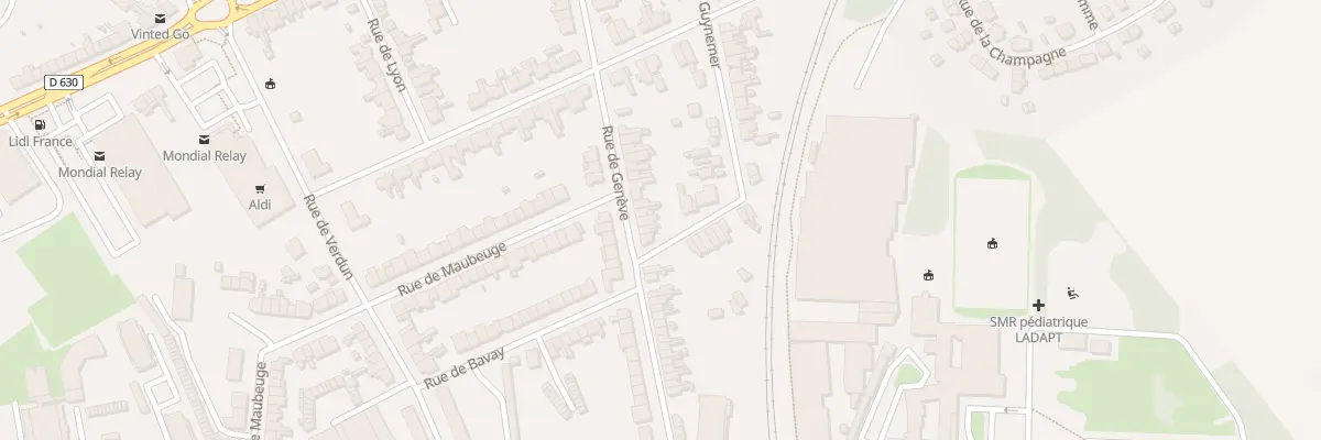 Plan du 37 Rue de Genève à Cambrai