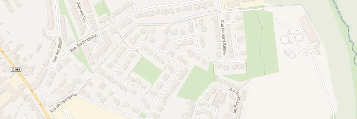 Plan du 38 Rue du Moulin des Loups à Orchies
