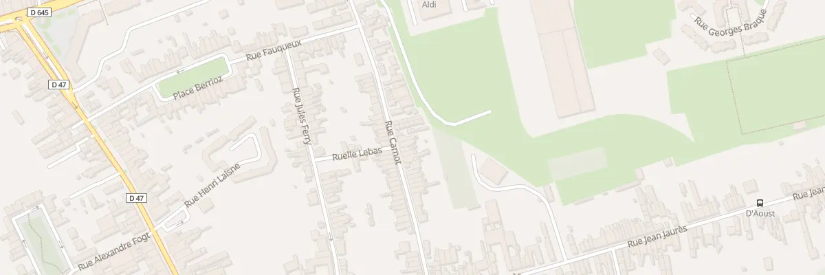 Plan du 56 Rue Carnot à Aniche