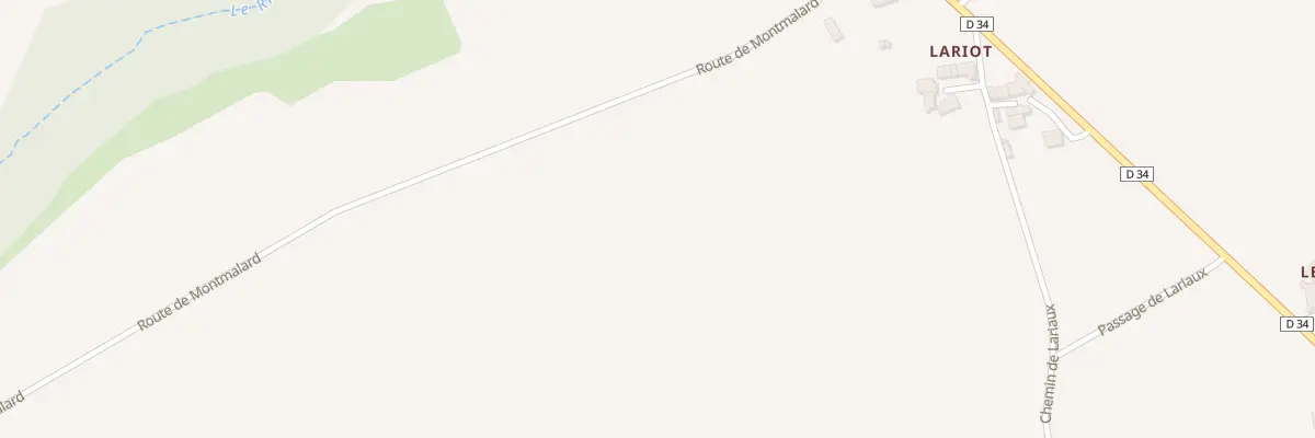 Plan du 7 Lariaux à Bresnay