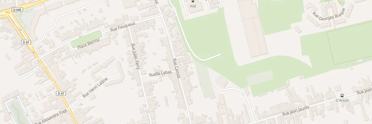 Plan du 58D Rue Carnot à Aniche