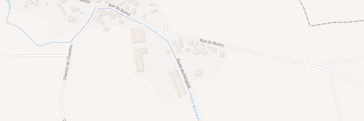 Plan du 1 Rte de Pérignat Pruns à Bussières-et-Pruns