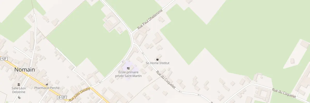 Plan du 1A Rue du Coquelet à Nomain
