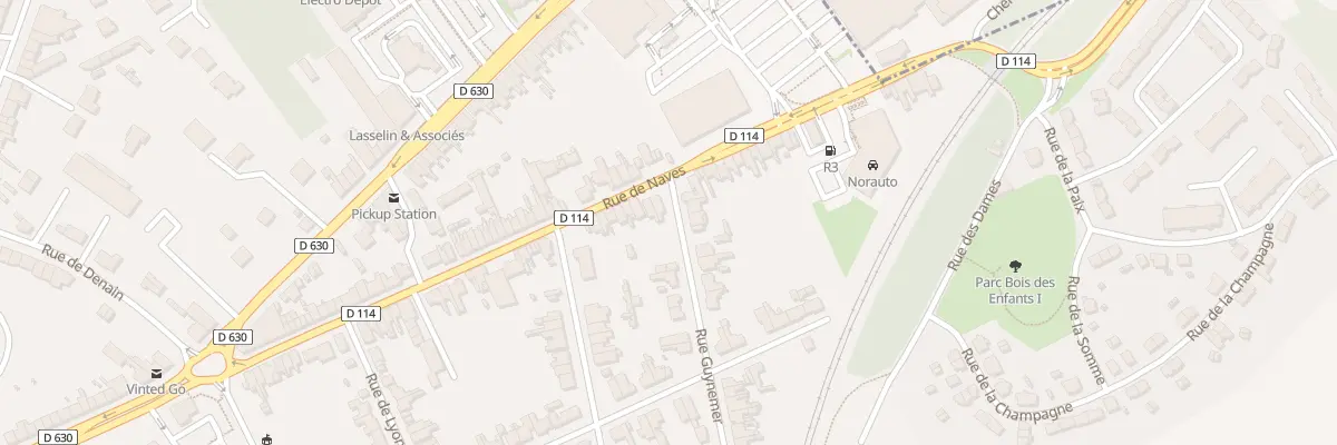 Plan du 68B Rue de Naves à Cambrai