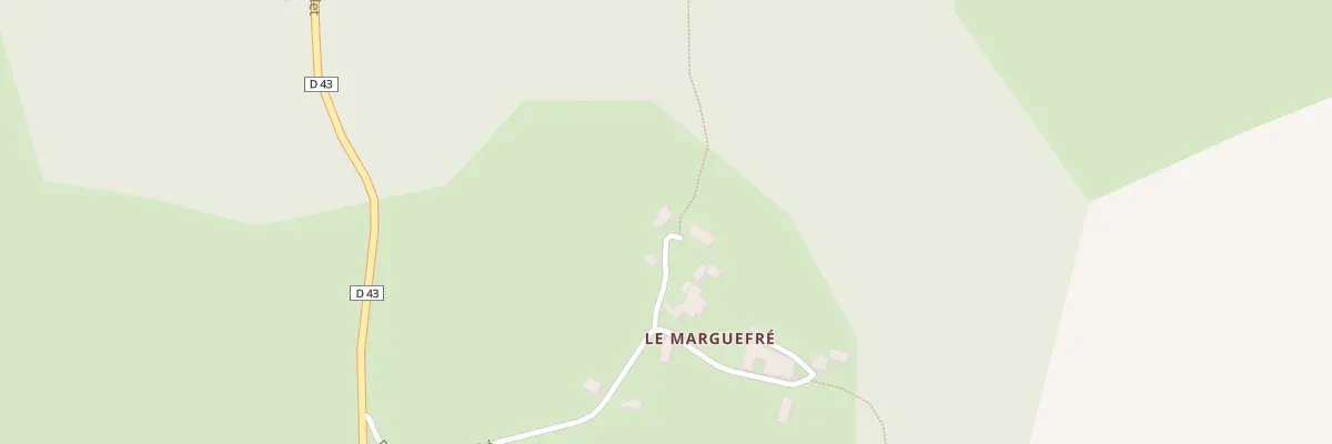 Plan du 6504 Marguefre à La Canourgue
