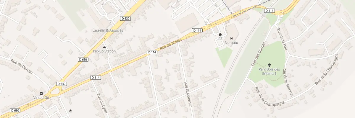Plan du 68 Rue de Naves à Cambrai