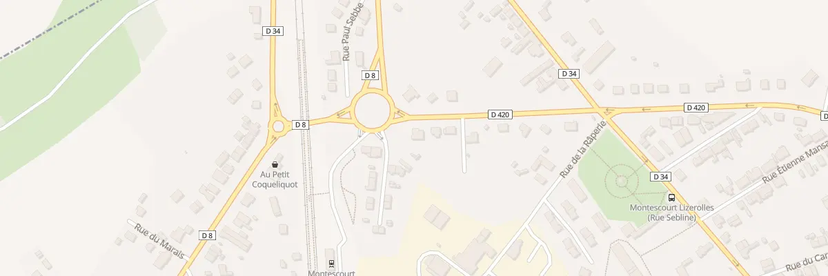 Plan du 2 Rue Privat Théry à Montescourt-Lizerolles