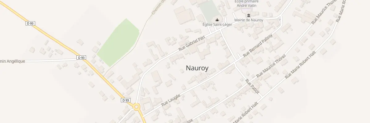 Plan du 29 Rue Gabriel Péri à Nauroy