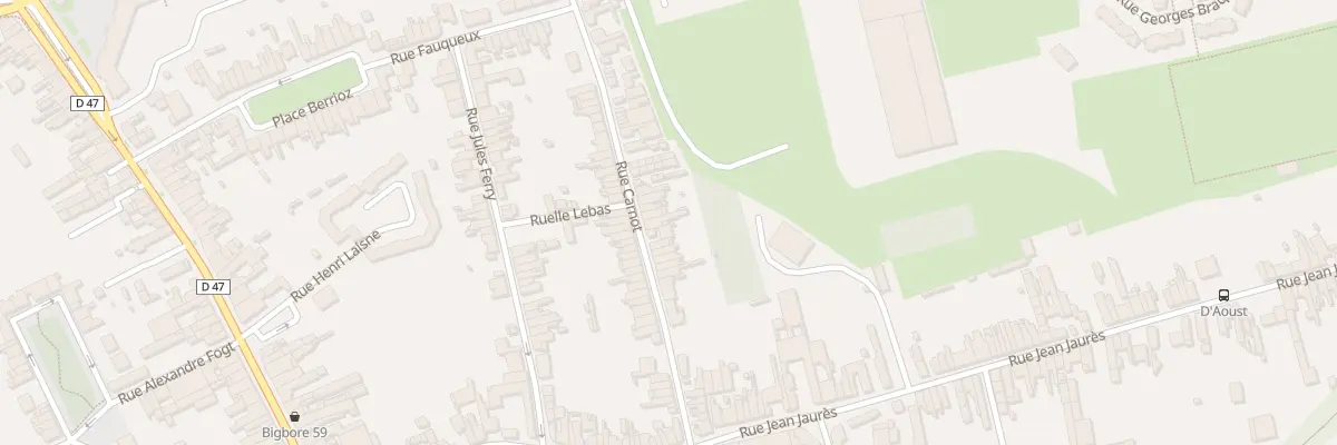 Plan du 48 Rue Carnot à Aniche