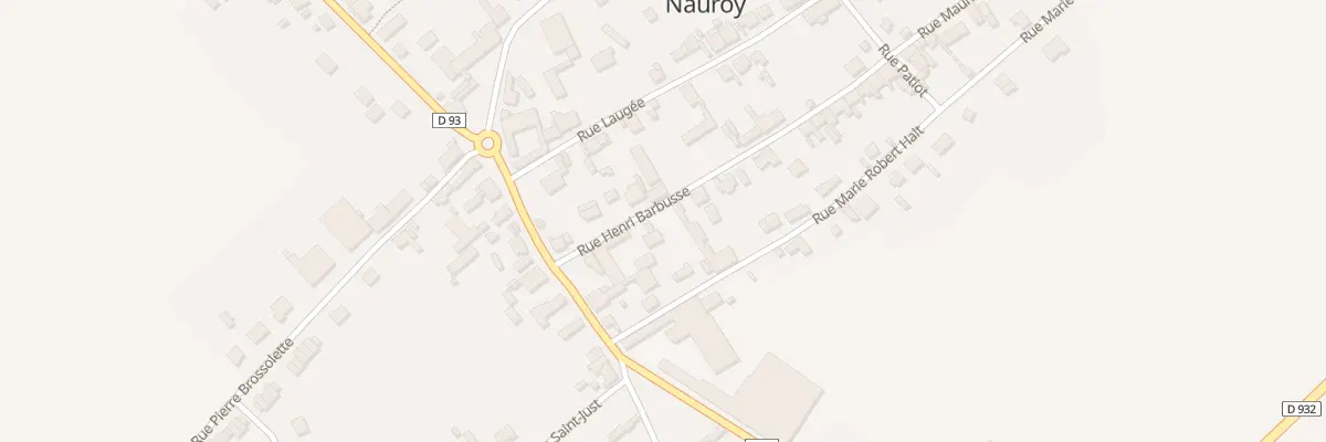 Plan du 33 Rue Henri Barbusse à Nauroy