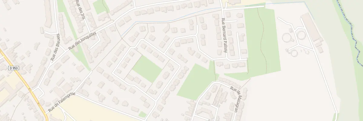 Plan du 36 Rue du Moulin des Loups à Orchies