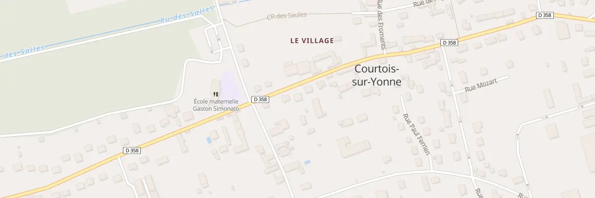 Plan du 31 Rte de Nailly à Courtois-sur-Yonne