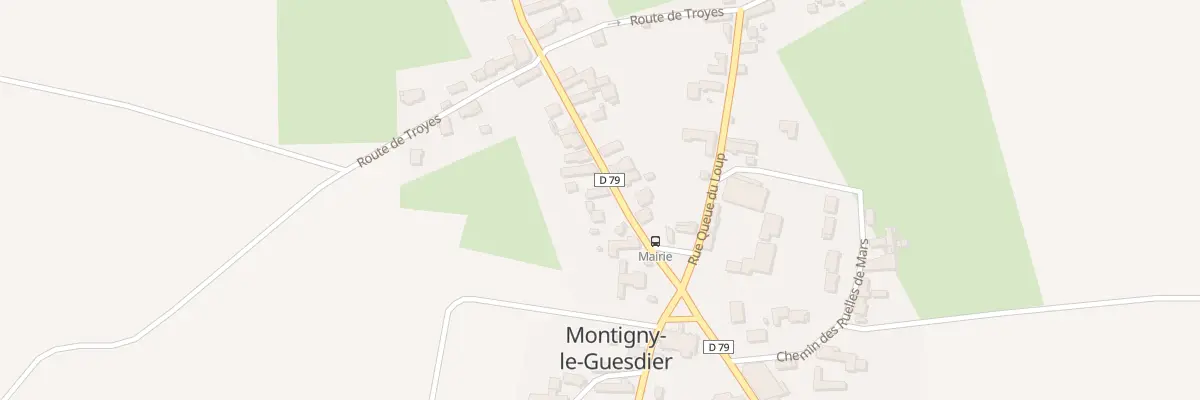 Plan du 7 Rte de Bray à Montigny-le-Guesdier