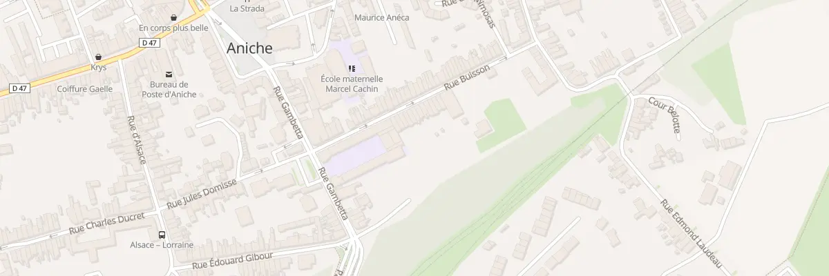 Plan du 10 Rue Buisson à Aniche
