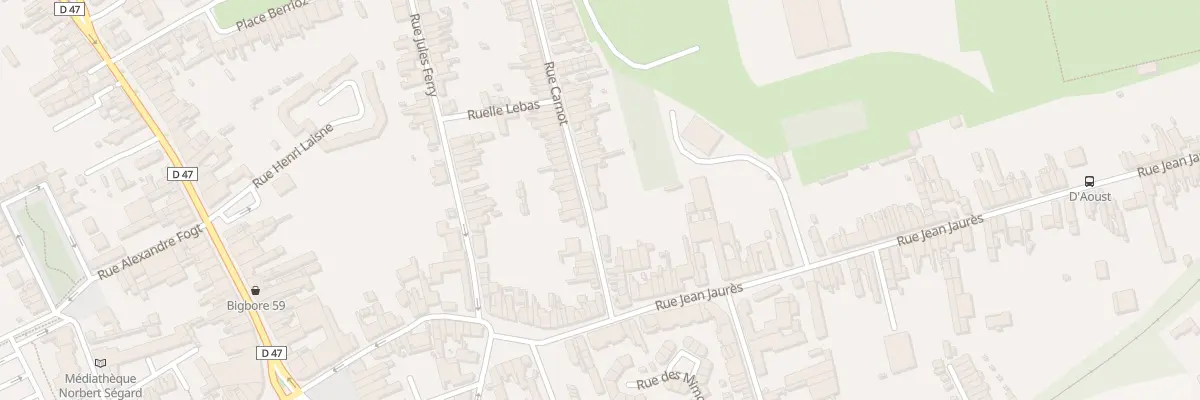 Plan du 22 Rue Carnot à Aniche