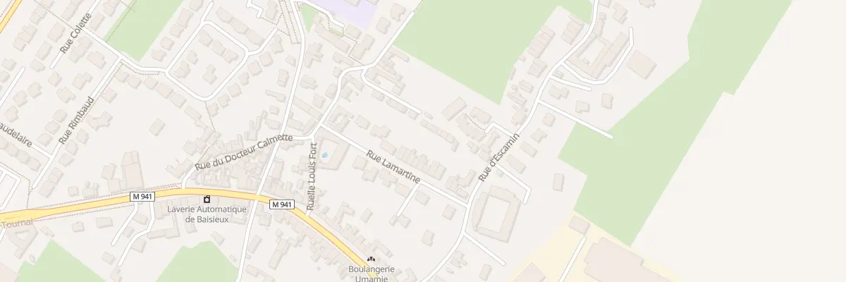 Plan du 8 Rue Lamartine à Baisieux