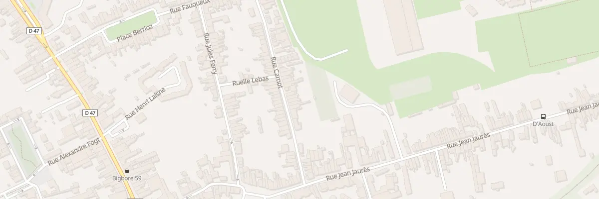 Plan du 40 Rue Carnot à Aniche