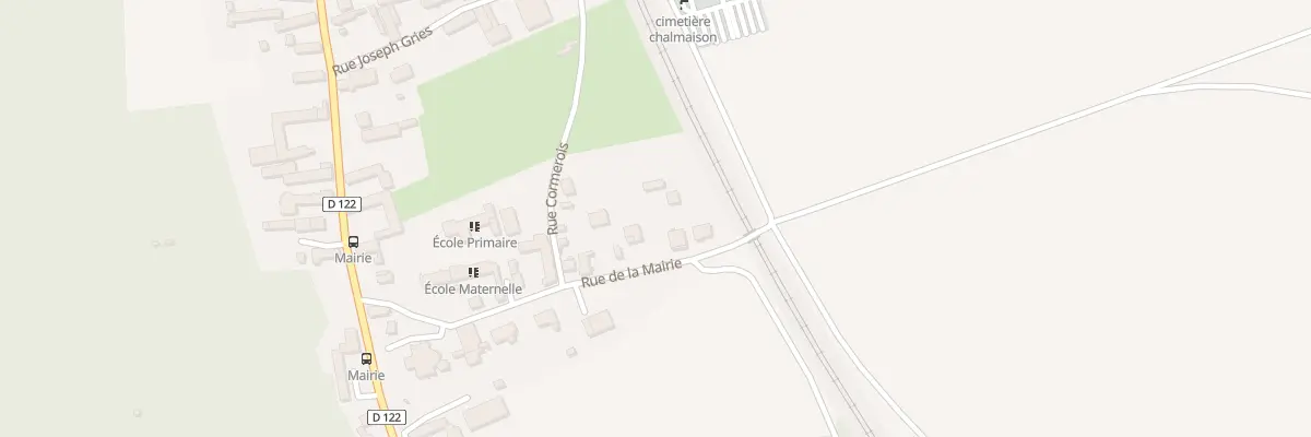 Plan du 14B Rue de la Mairie à Chalmaison