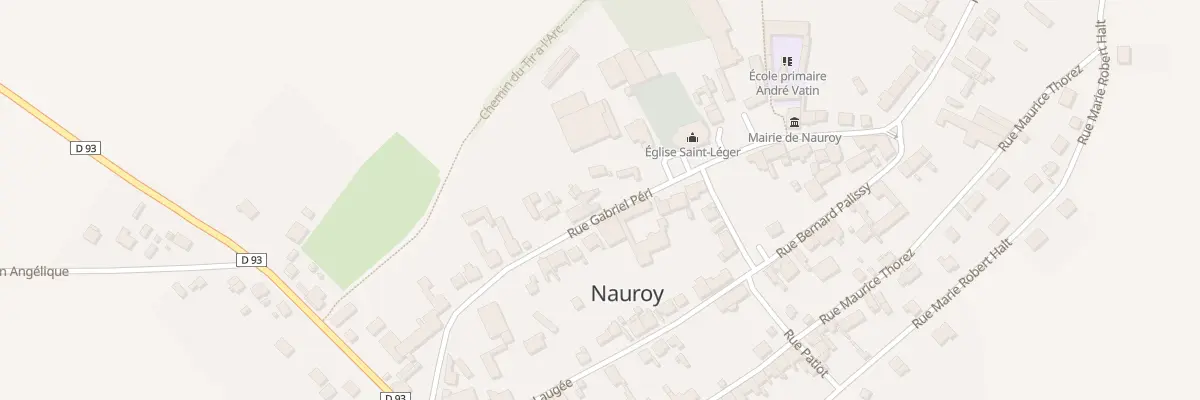 Plan du 14 Rue Gabriel Péri à Nauroy