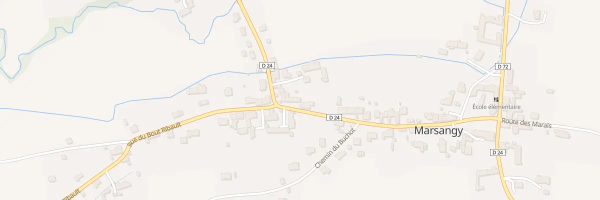 Plan du 32 Rue du Champ de l’Orme à Marsangy