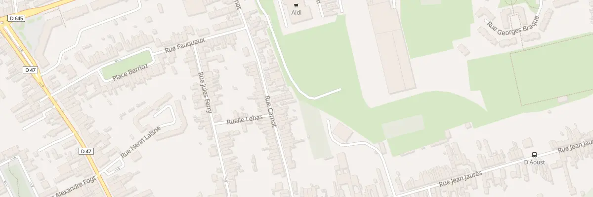 Plan du 58E Rue Carnot à Aniche
