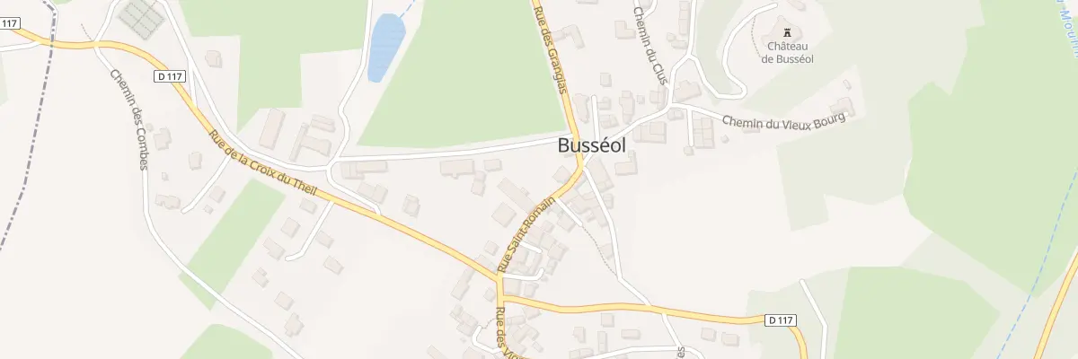 Plan du 2 Rue Saint Romain à Busséol