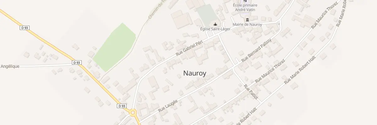 Plan du 27 Rue Gabriel Péri à Nauroy