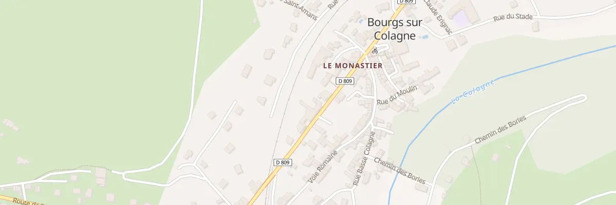Plan du 30 Av de la République à Bourgs sur Colagne