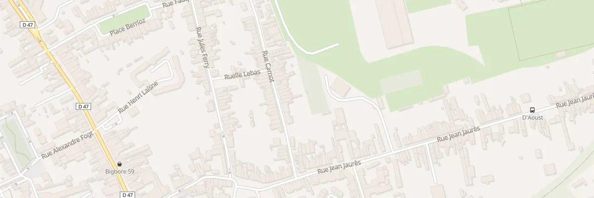 Plan du 36 Rue Carnot à Aniche