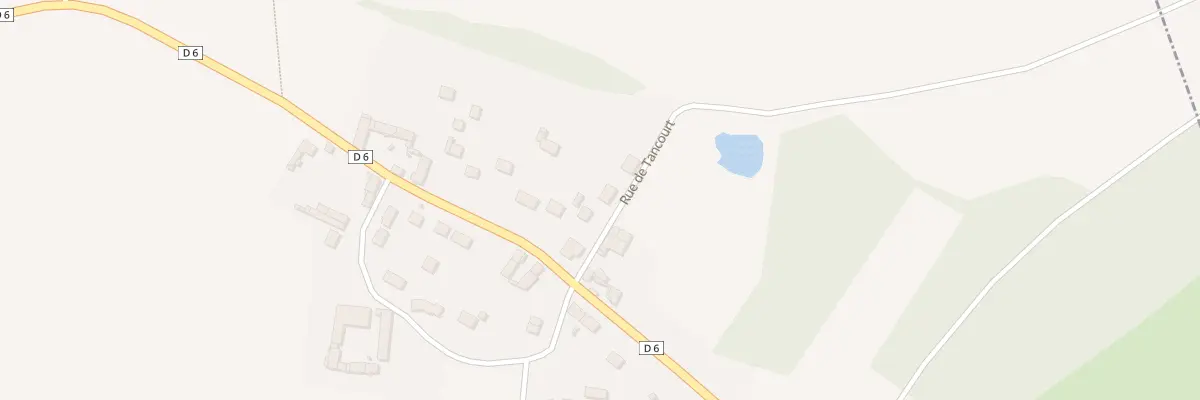 Plan du 1 Rue de Tancourt à Cuisy-en-Almont