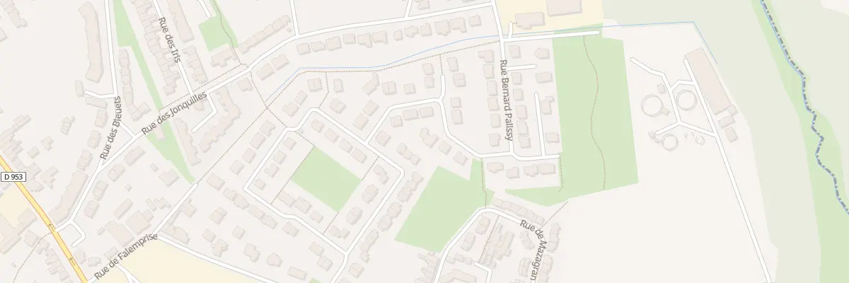 Plan du 38 Rue Bernard Palissy à Orchies