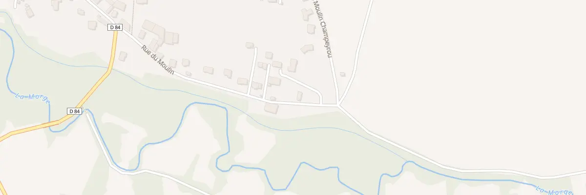 Plan du 21 Rue du Moulin Champeyroux à Saint-Ignat