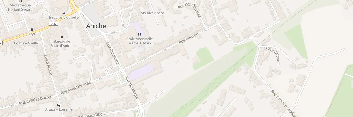 Plan du 22 Rue Buisson à Aniche