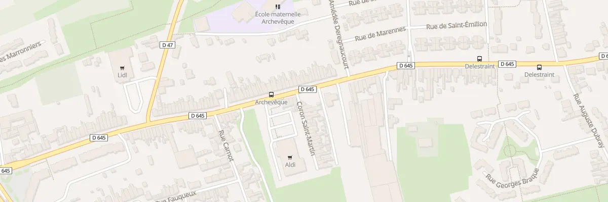 Plan du 1 Rue Saint Martin à Aniche