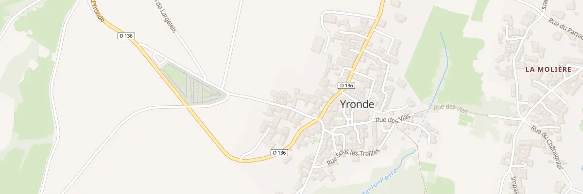 Plan du 8 Rue du Haut Pavé Yronde à Yronde-et-Buron