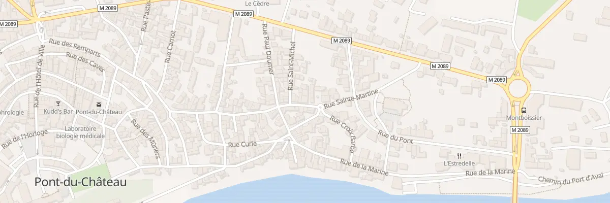 Plan du 47 Rue Sainte-Martine à Pont-du-Château