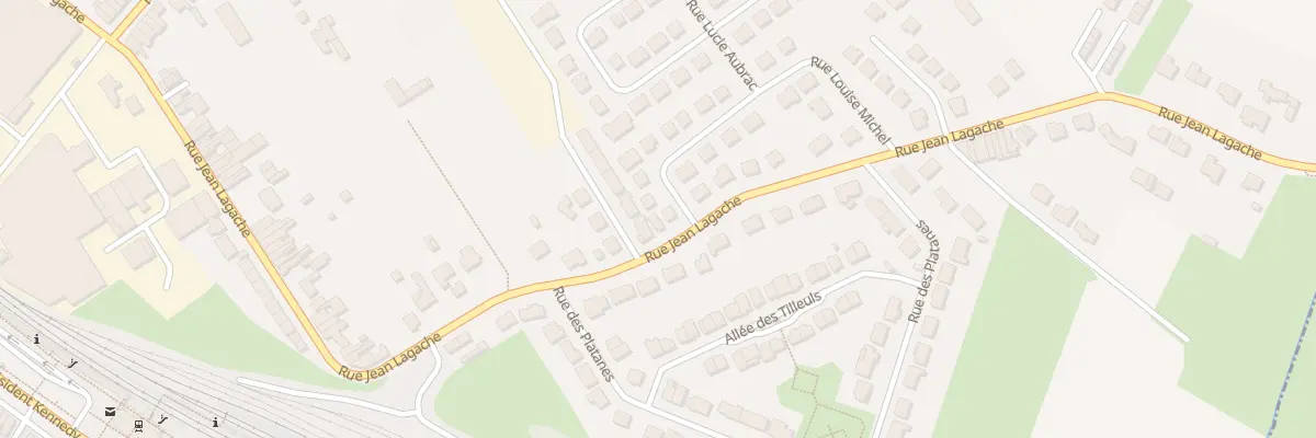 Plan du 77 Rue Jean Lagache à Orchies
