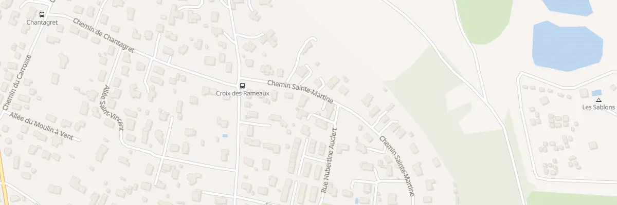 Plan du 8 Che de Sainte-Martine à Pont-du-Château