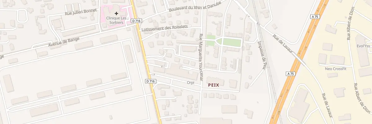 Plan du 3 Imp des Mesanges à Issoire