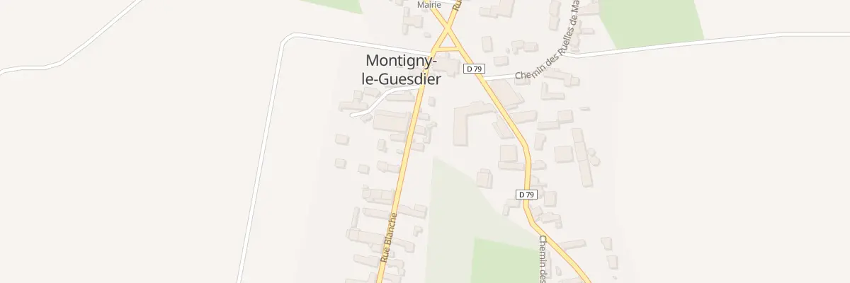 Plan du 5 Rue Blanche à Montigny-le-Guesdier