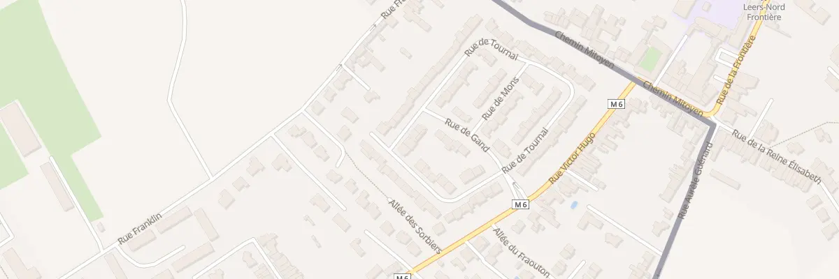 Plan du 37 Rue de Tournai à Leers