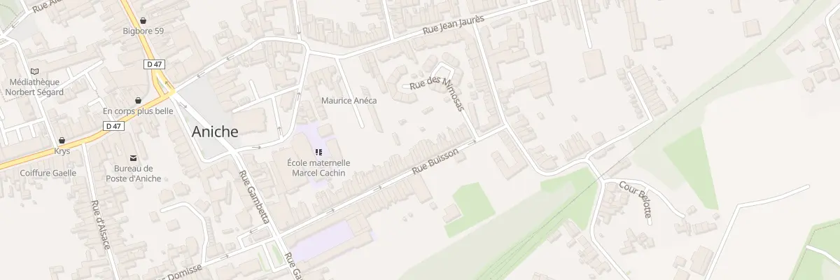 Plan du 59 Rue Buisson à Aniche