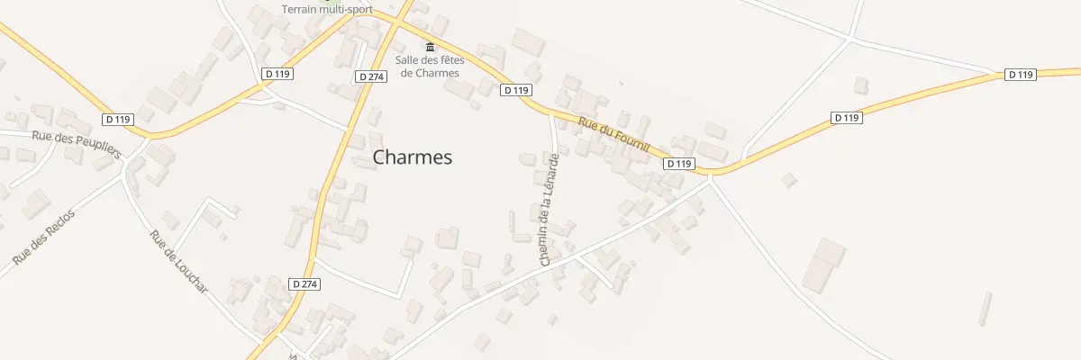 Plan du 5 Che de la Lenarde à Charmes
