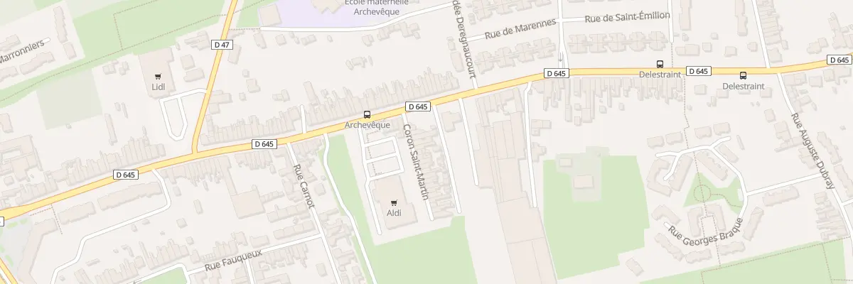 Plan du 4 Rue Saint Martin à Aniche