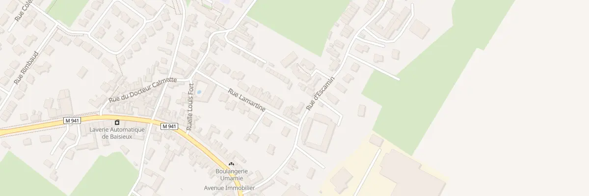Plan du 20 Rue Lamartine à Baisieux
