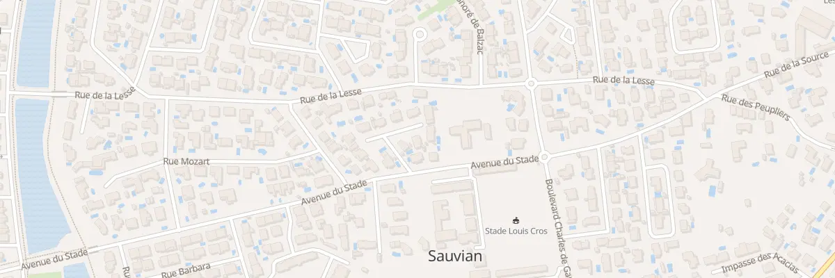 Plan du 6 Imp Didier Daurat à Sauvian