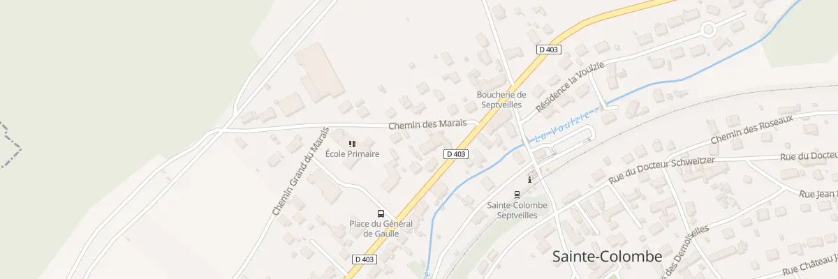 Plan du 1 Che des Marais à Sainte-Colombe